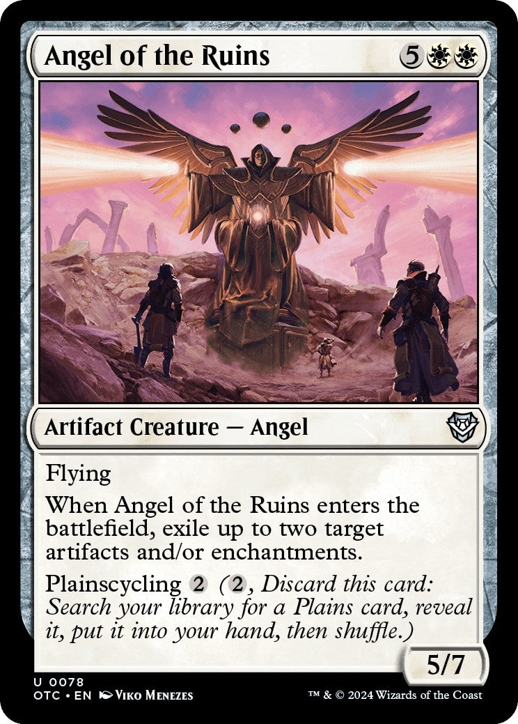 Image for Angel of the Ruins (Commander: Outlaws of Thunder Junction) (78) - Magic: The Gathering
