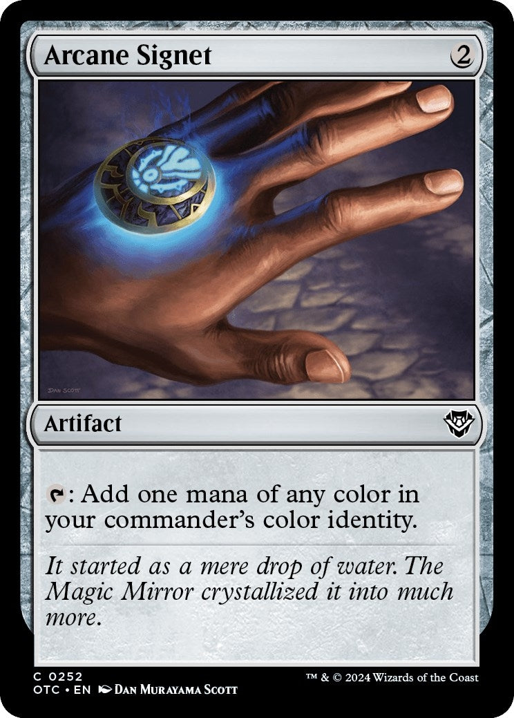 Image for Arcane Signet (Commander: Outlaws of Thunder Junction) (252) - Magic: The Gathering