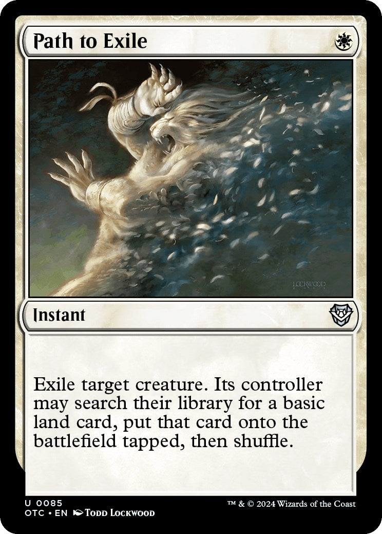 Image for Path to Exile (Commander: Outlaws of Thunder Junction) (85) - Magic: The Gathering