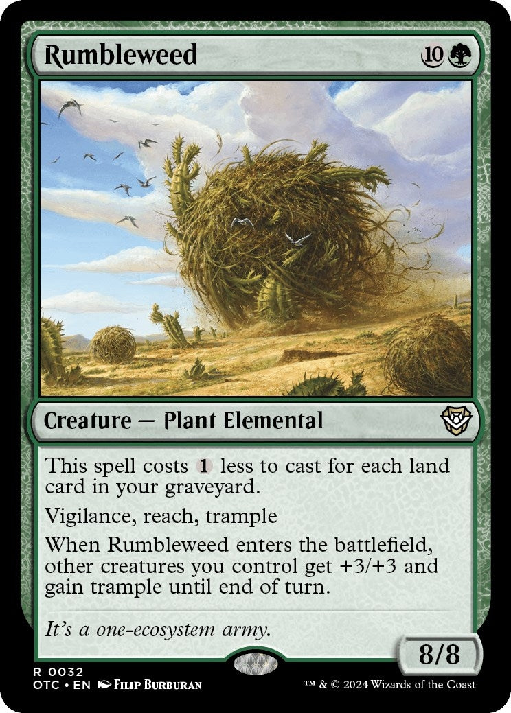 Image for Rumbleweed (Commander: Outlaws of Thunder Junction) (32) - Magic: The Gathering