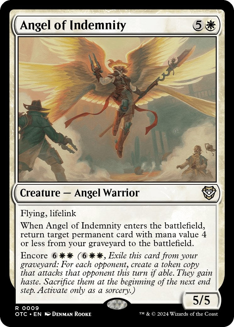Image for Angel of Indemnity (Commander: Outlaws of Thunder Junction) (9) - Magic: The Gathering