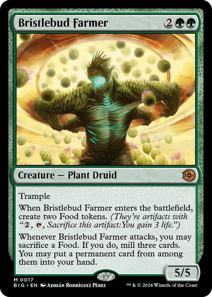 Image for Bristlebud Farmer (Outlaws of Thunder Junction: The Big Score) (17) - Magic: The Gathering