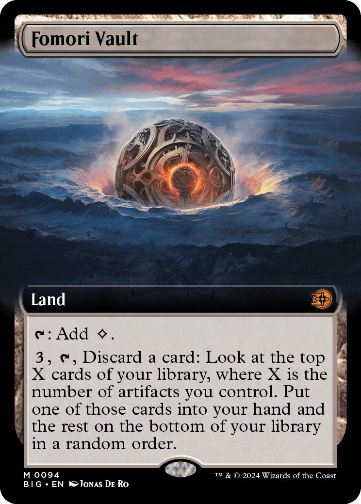 Image for Fomori Vault (Extended Art) (Outlaws of Thunder Junction: The Big Score) (94) - Magic: The Gathering
