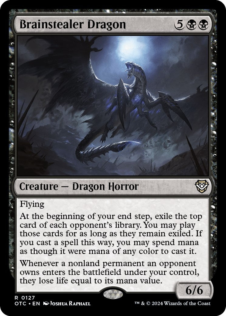 Image for Brainstealer Dragon (Commander: Outlaws of Thunder Junction) (127) - Magic: The Gathering