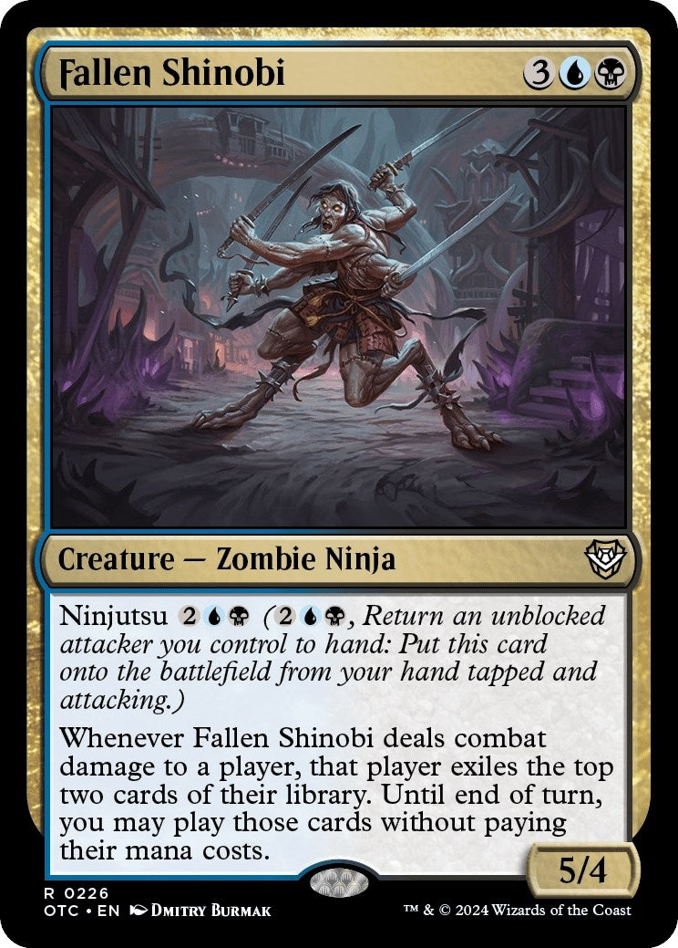 Image for Fallen Shinobi (Commander: Outlaws of Thunder Junction) (226) - Magic: The Gathering