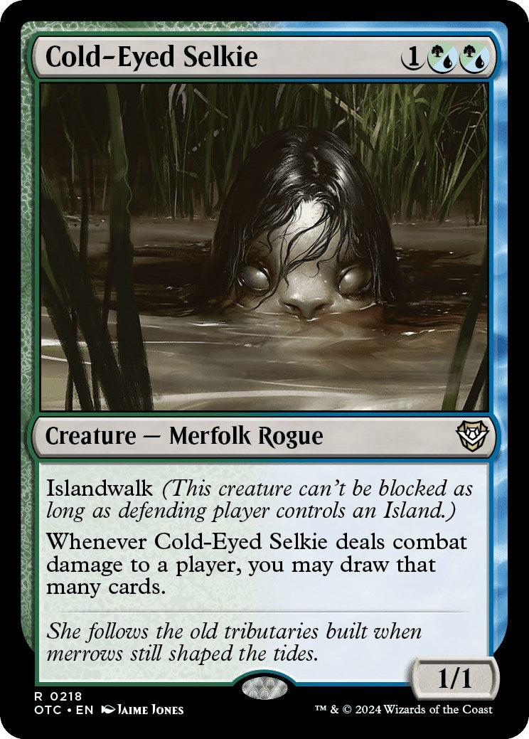 Image for Cold-Eyed Selkie (Commander: Outlaws of Thunder Junction) (218) - Magic: The Gathering