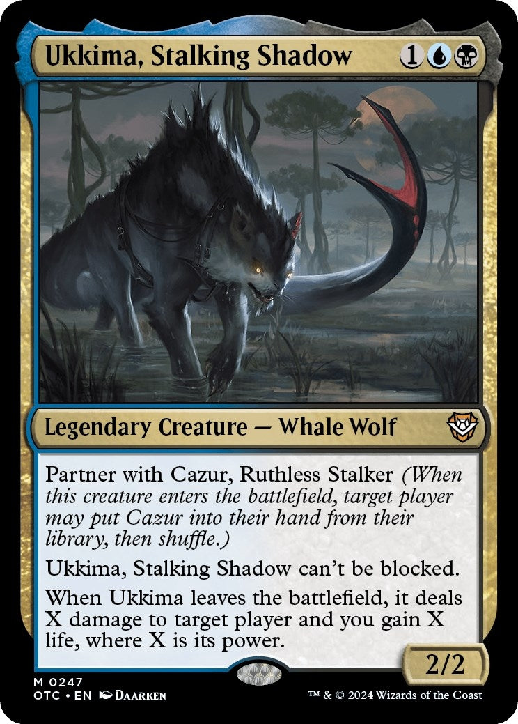 Image for Ukkima, Stalking Shadow (Commander: Outlaws of Thunder Junction) (247) - Magic: The Gathering