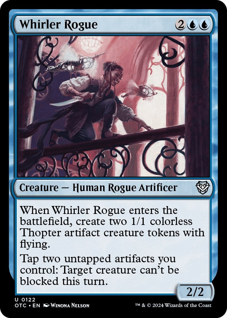 Image for Whirler Rogue (Commander: Outlaws of Thunder Junction) (122) - Magic: The Gathering