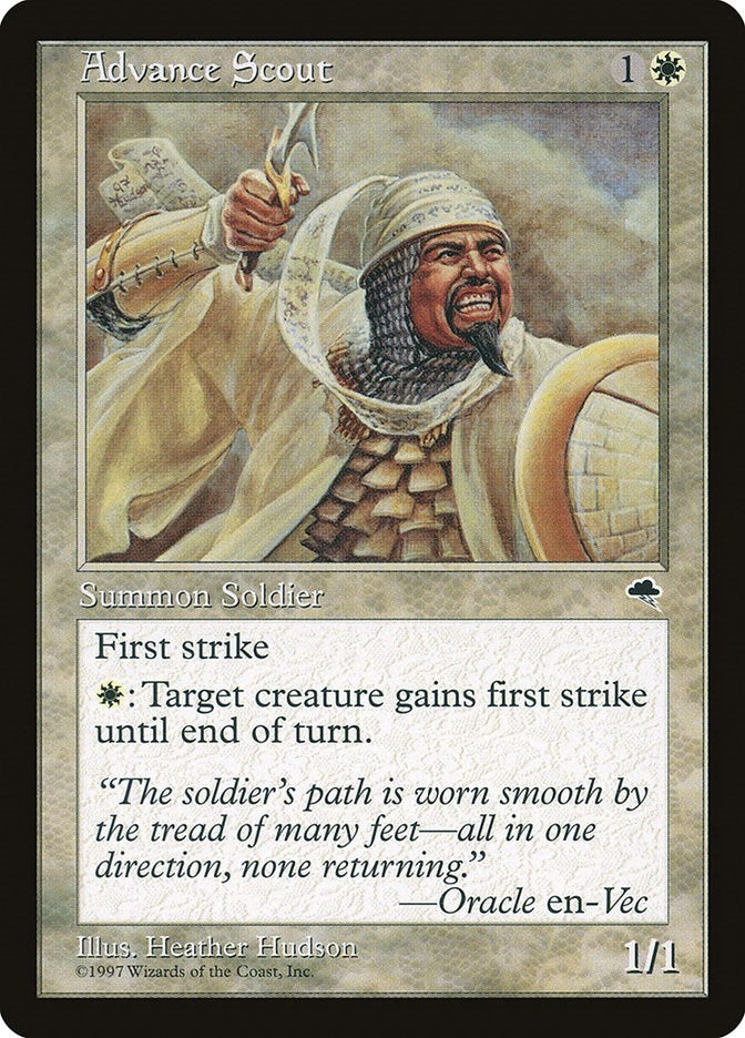 Image for Advance Scout (Tempest) (1) - Magic: The Gathering