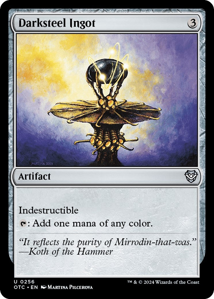 Image for Darksteel Ingot (Commander: Outlaws of Thunder Junction) (256) - Magic: The Gathering