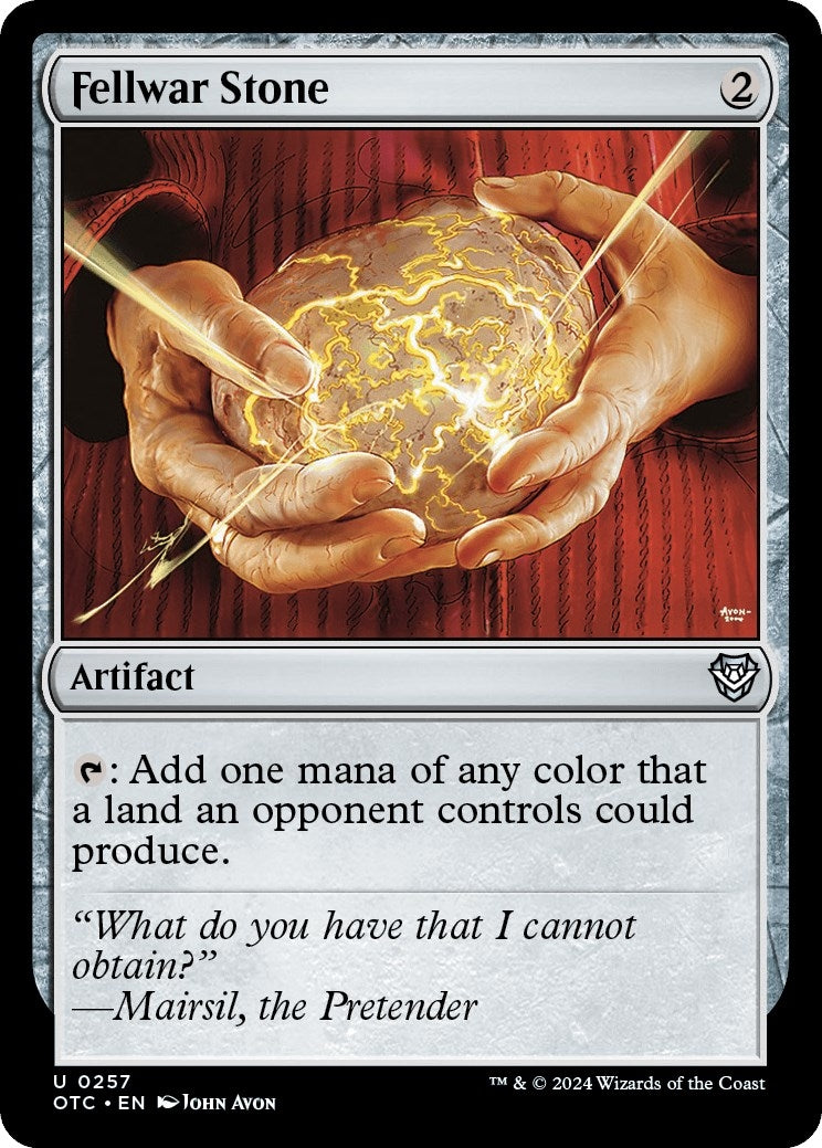 Image for Fellwar Stone (Commander: Outlaws of Thunder Junction) (257) - Magic: The Gathering