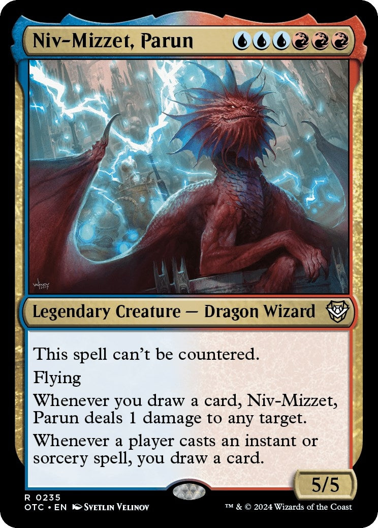Image for Niv-Mizzet, Parun (Commander: Outlaws of Thunder Junction) (235) - Magic: The Gathering