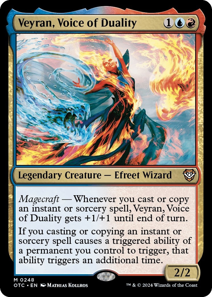 Image for Veyran, Voice of Duality (Commander: Outlaws of Thunder Junction) (248) - Magic: The Gathering