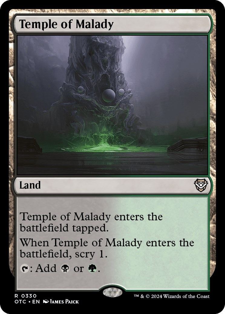 Image for Temple of Malady (Commander: Outlaws of Thunder Junction) (330) - Magic: The Gathering