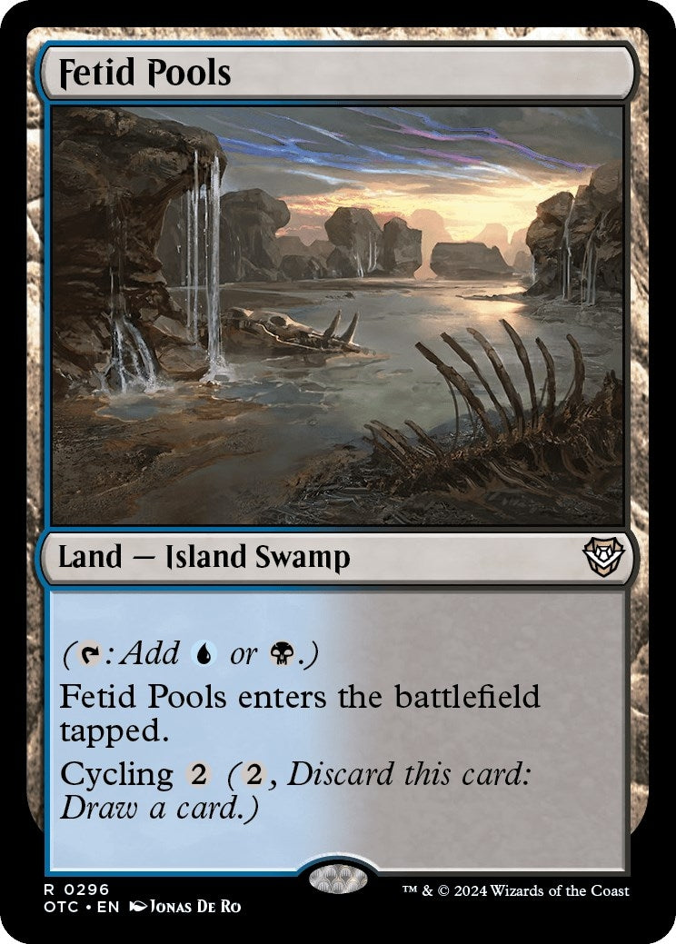 Image for Fetid Pools (Commander: Outlaws of Thunder Junction) (296) - Magic: The Gathering