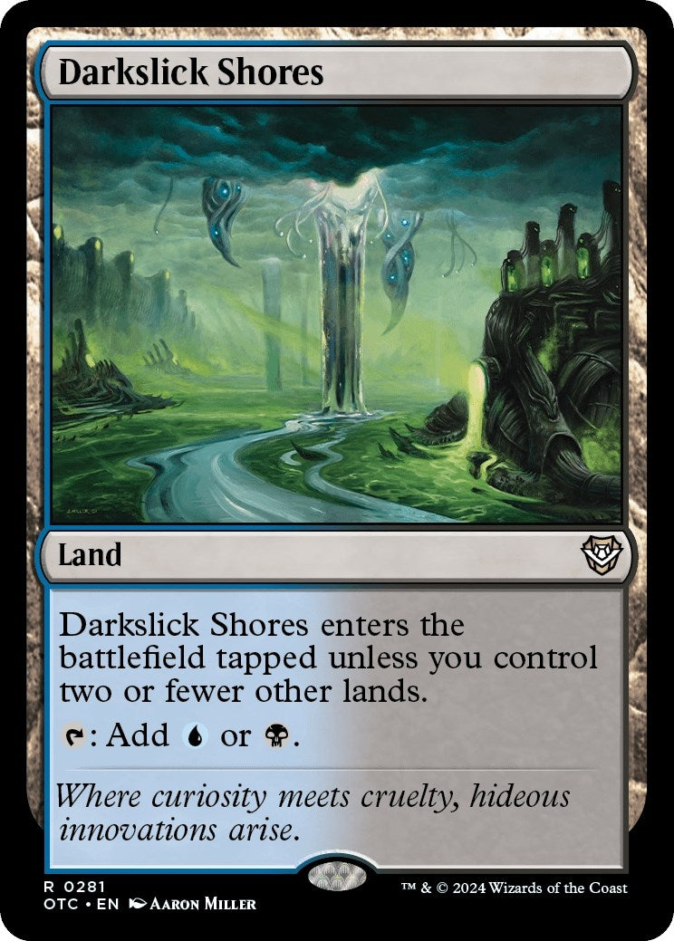 Image for Darkslick Shores (Commander: Outlaws of Thunder Junction) (281) - Magic: The Gathering