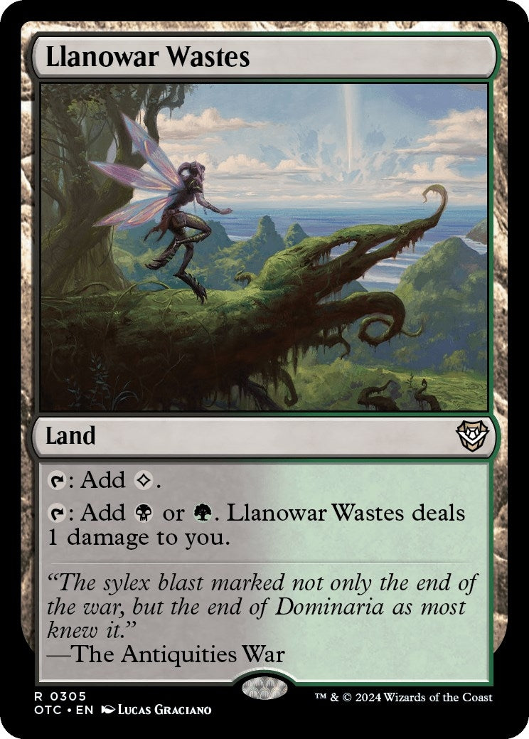 Image for Llanowar Wastes (Commander: Outlaws of Thunder Junction) (305) - Magic: The Gathering