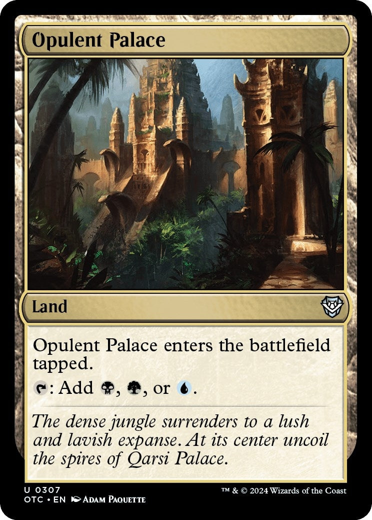 Image for Opulent Palace (Commander: Outlaws of Thunder Junction) (307) - Magic: The Gathering