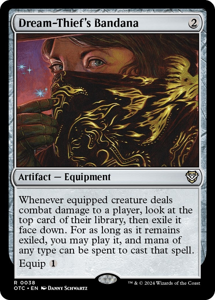 Image for Dream-Thief's Bandana (Commander: Outlaws of Thunder Junction) (38) - Magic: The Gathering