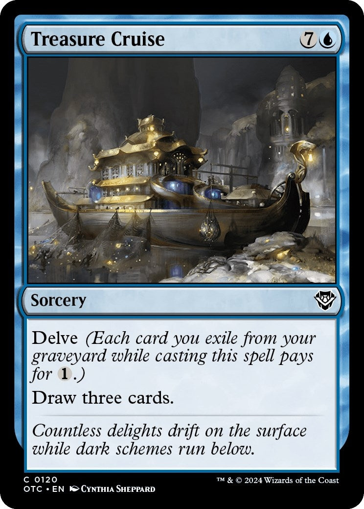 Image for Treasure Cruise (Commander: Outlaws of Thunder Junction) (120) - Magic: The Gathering