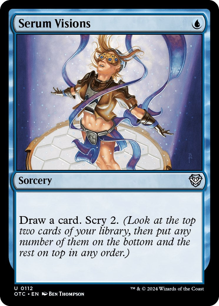 Image for Serum Visions (Commander: Outlaws of Thunder Junction) (112) - Magic: The Gathering
