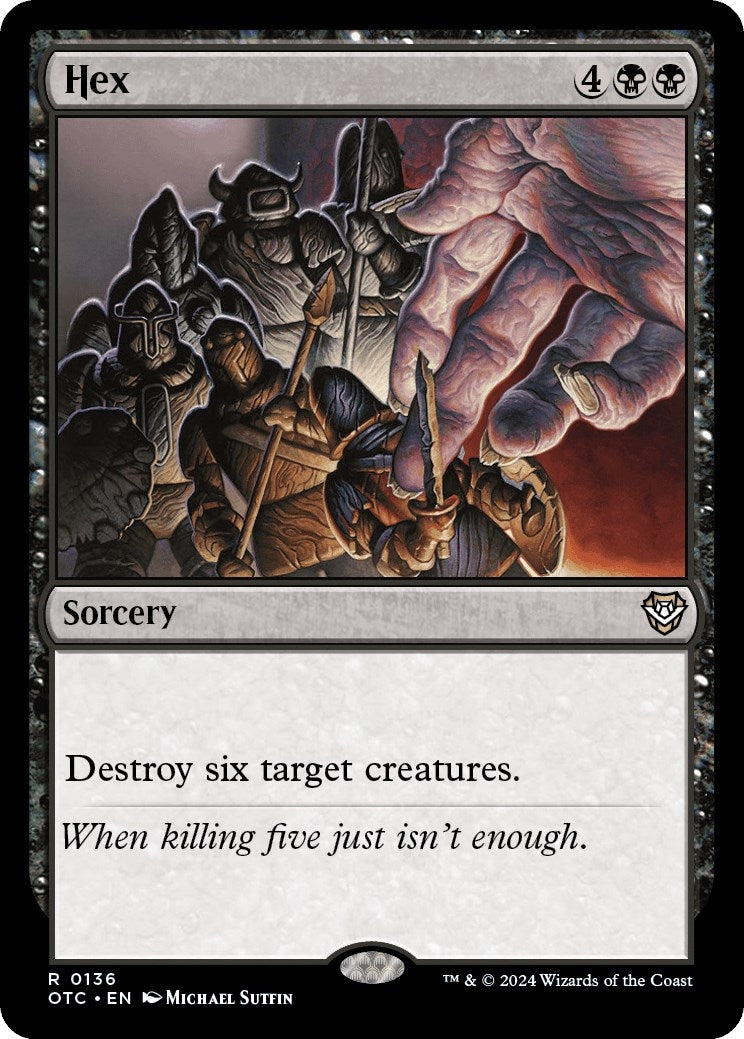 Image for Hex (Commander: Outlaws of Thunder Junction) (136) - Magic: The Gathering