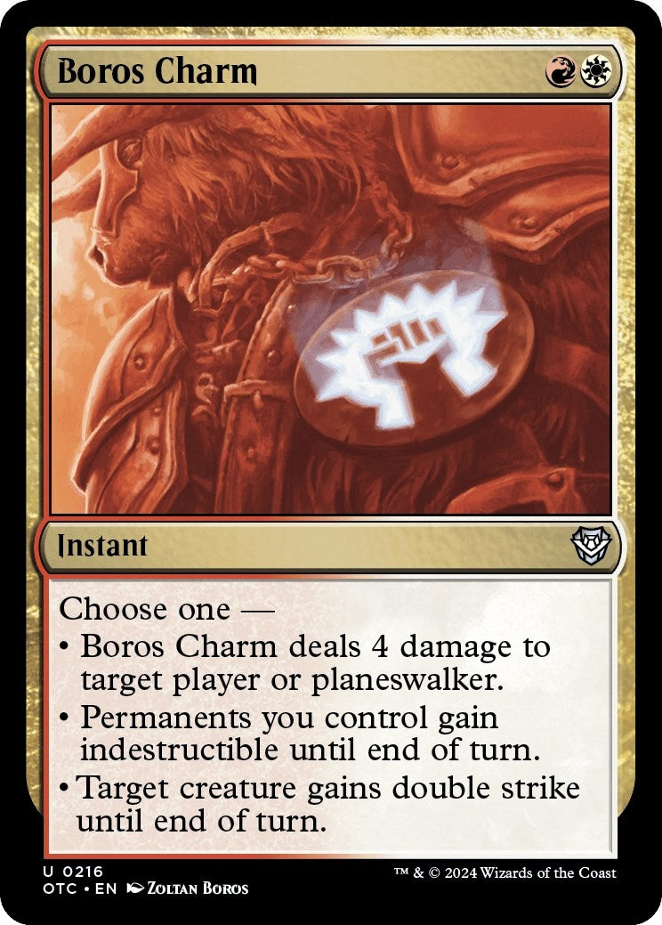 Image for Boros Charm (Commander: Outlaws of Thunder Junction) (216) - Magic: The Gathering