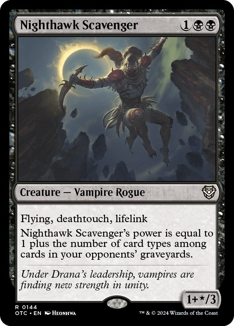 Image for Nighthawk Scavenger (Commander: Outlaws of Thunder Junction) (144) - Magic: The Gathering