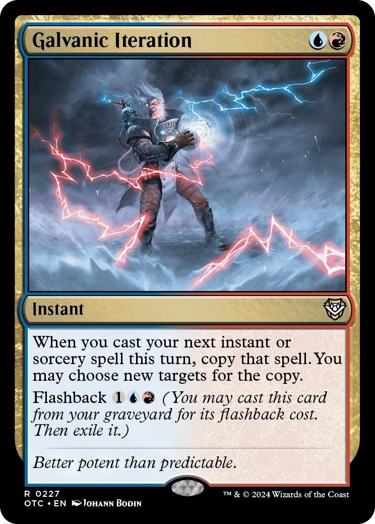 Image for Galvanic Iteration (Commander: Outlaws of Thunder Junction) (227) - Magic: The Gathering
