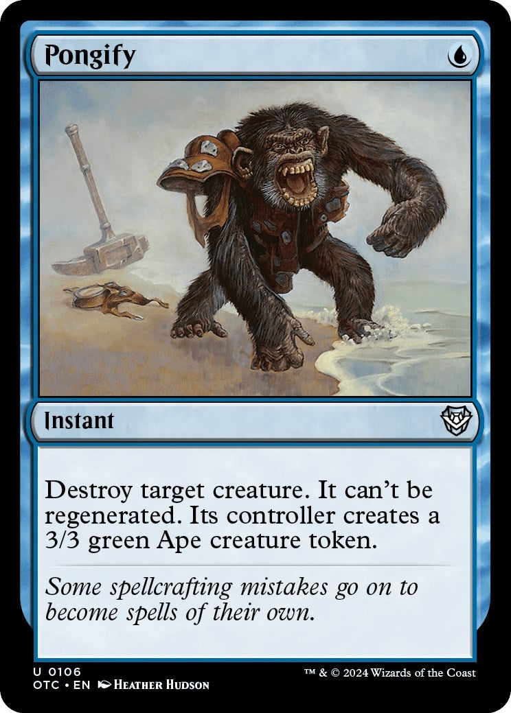 Image for Pongify (Commander: Outlaws of Thunder Junction) (106) - Magic: The Gathering