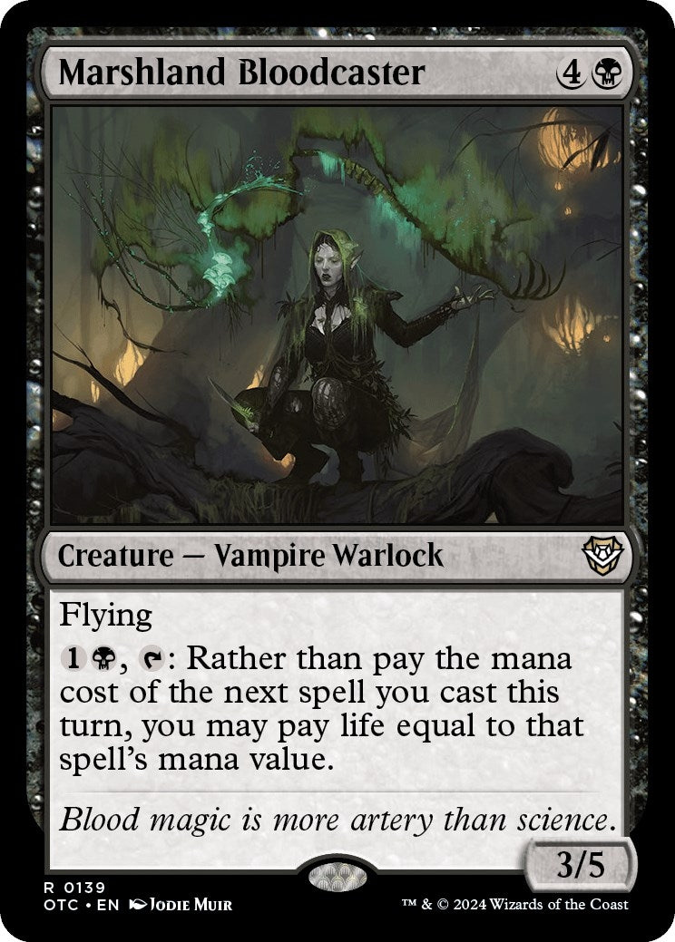 Image for Marshland Bloodcaster (Commander: Outlaws of Thunder Junction) (139) - Magic: The Gathering