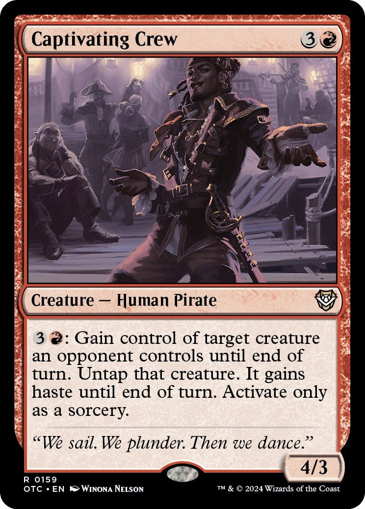 Image for Captivating Crew (Commander: Outlaws of Thunder Junction) (159) - Magic: The Gathering