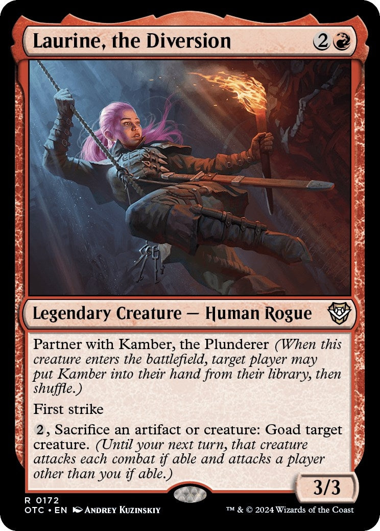 Image for Laurine, the Diversion (Commander: Outlaws of Thunder Junction) (172) - Magic: The Gathering