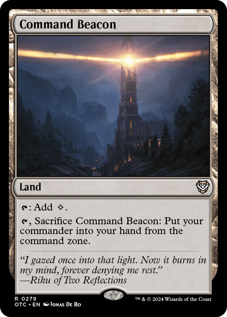 Image for Command Beacon (Commander: Outlaws of Thunder Junction) (279) - Magic: The Gathering