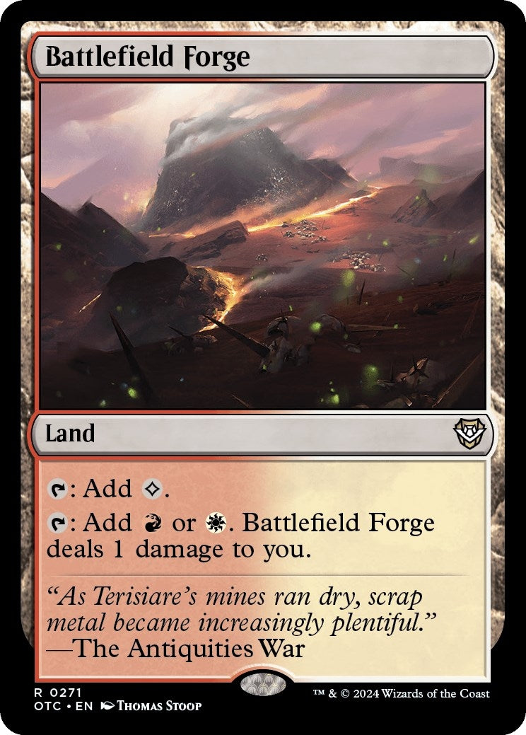 Image for Battlefield Forge (Commander: Outlaws of Thunder Junction) (271) - Magic: The Gathering