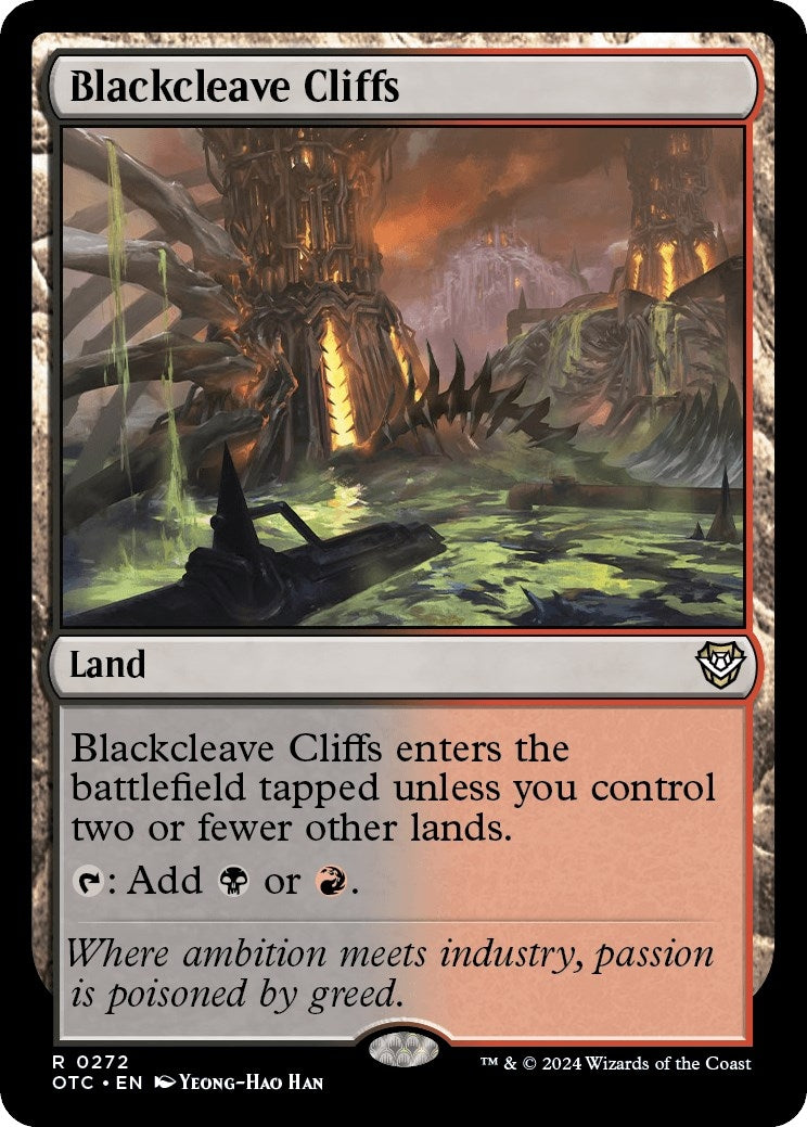 Image for Blackcleave Cliffs (Commander: Outlaws of Thunder Junction) (272) - Magic: The Gathering