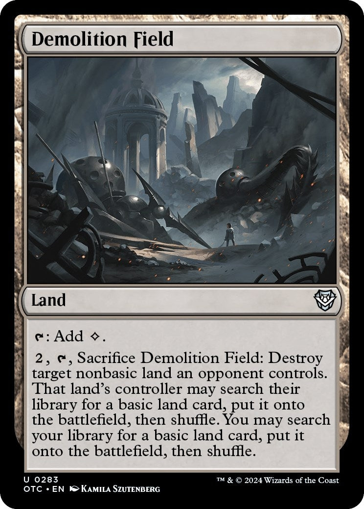 Image for Demolition Field (Commander: Outlaws of Thunder Junction) (283) - Magic: The Gathering