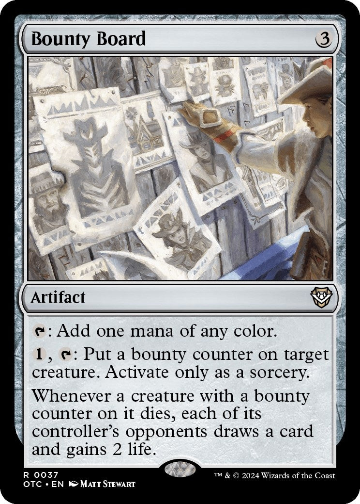 Image for Bounty Board (Commander: Outlaws of Thunder Junction) (37) - Magic: The Gathering