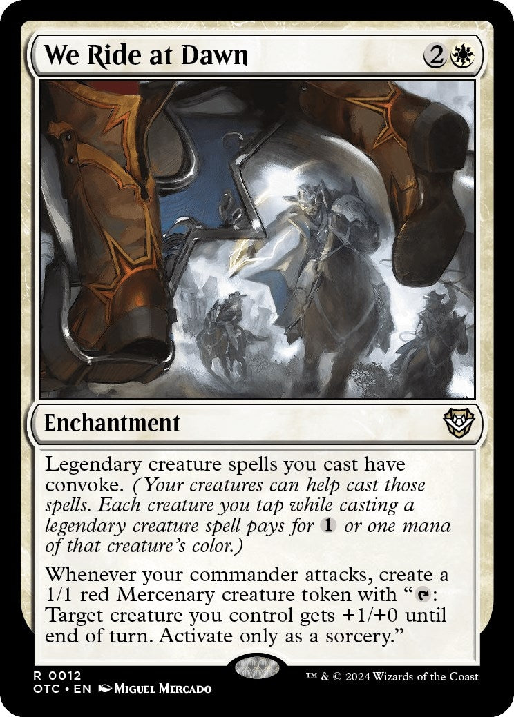 Image for We Ride at Dawn (Commander: Outlaws of Thunder Junction) (12) - Magic: The Gathering