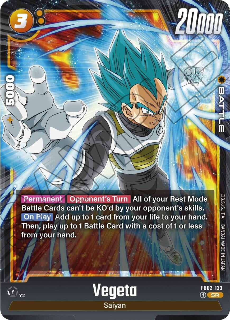 Image for Vegeta - FB02-133 (Blazing Aura) (FB02-133) - Dragon Ball Super: Fusion World