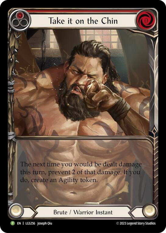 Image for Take it on the Chin - LGS256 (Flesh and Blood: Promo Cards) (LGS256) - Flesh and Blood TCG