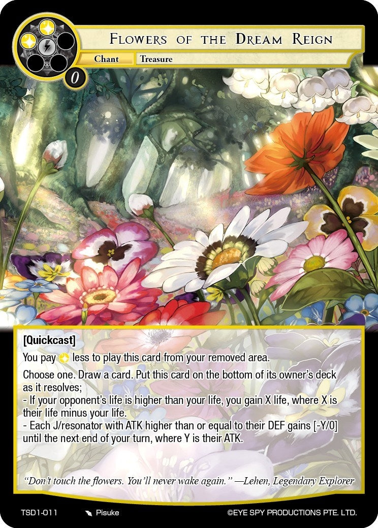 Image for Flowers of the Dream Reign (Starter Deck: Lehen) (TSD1-011) - Force of Will