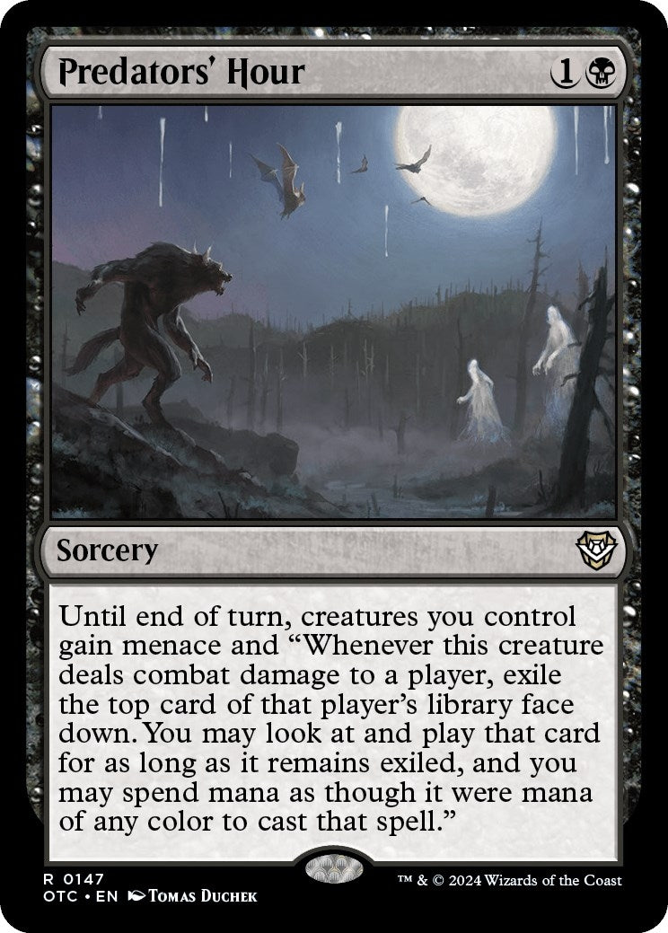 Image for Predators' Hour (Commander: Outlaws of Thunder Junction) (147) - Magic: The Gathering