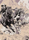 Image for Overwhelming Forces Art Card (Art Series: Outlaws of Thunder Junction) (40) - Magic: The Gathering