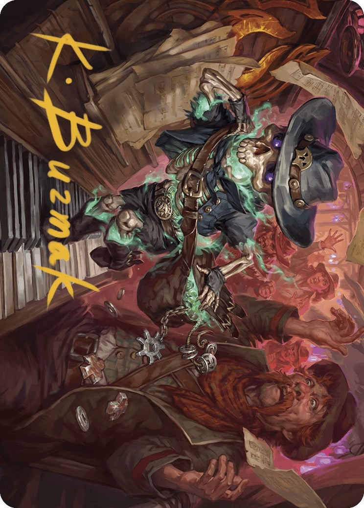 Image for Tinybones, the Pickpocket Art Card (Gold-Stamped Signature) (Art Series: Outlaws of Thunder Junction) (10) - Magic: The Gathering