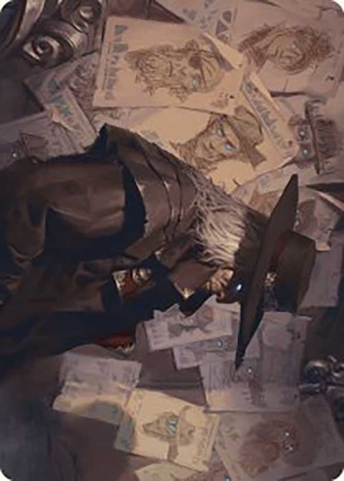 Image for Lazav, Familiar Stranger Art Card (Art Series: Outlaws of Thunder Junction) (25) - Magic: The Gathering