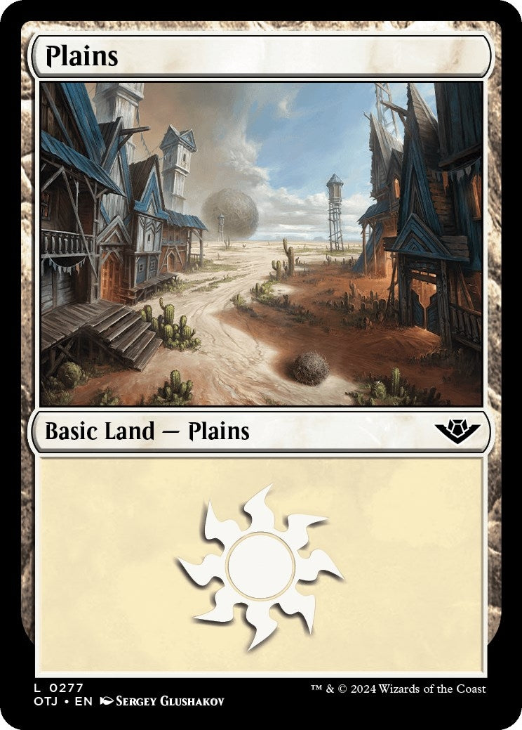 Image for Plains (0277) (Outlaws of Thunder Junction) (277) - Magic: The Gathering