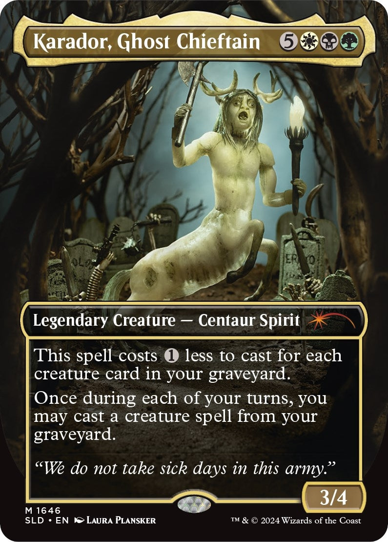 Image for Karador, Ghost Chieftain (Secret Lair Drop Series) (1646) - Magic: The Gathering