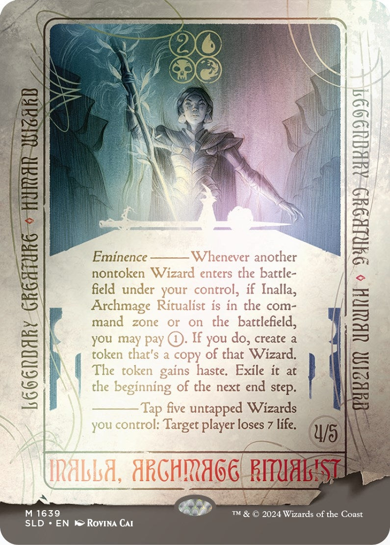 Image for Inalla, Archmage Ritualist (Rainbow Foil) (Secret Lair Drop Series) (1639) - Magic: The Gathering