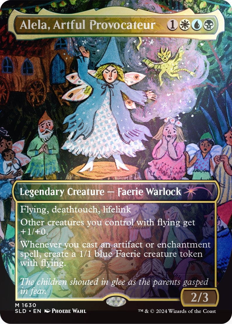 Image for Alela, Artful Provocateur (1630) (Rainbow Foil) (Secret Lair Drop Series) (1630) - Magic: The Gathering